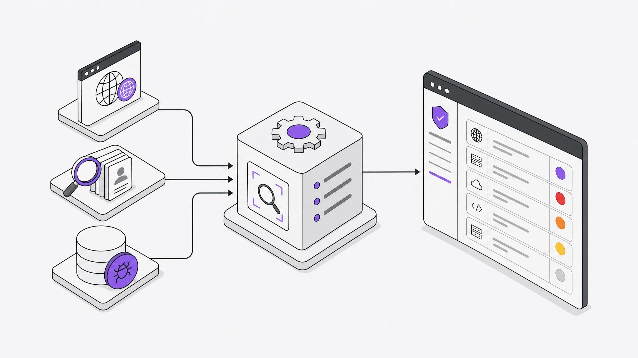 EASM own2pwn : un moteur de scan agrège domaine, sources OSINT et veille CVE pour produire un inventaire d'actifs externes priorisés par risque.